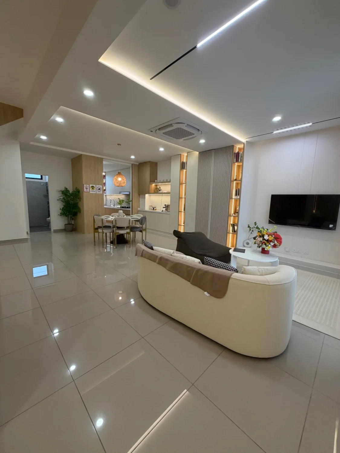 Meadow Heights furnished show-home living space